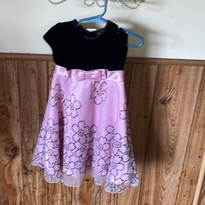 Black/Pink Toddler Dress